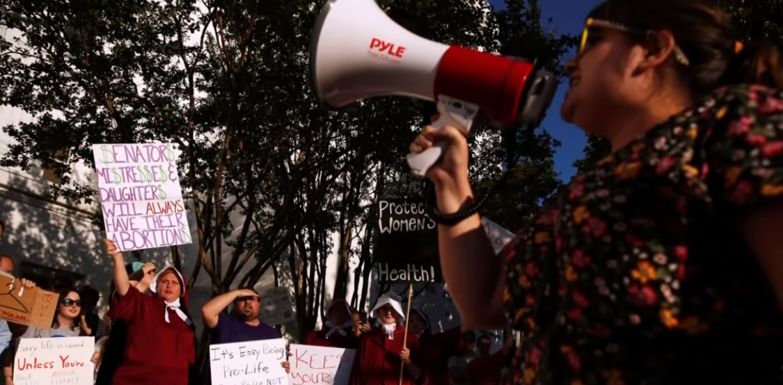 Abortion Protesters Handmaids Alabama Missouri