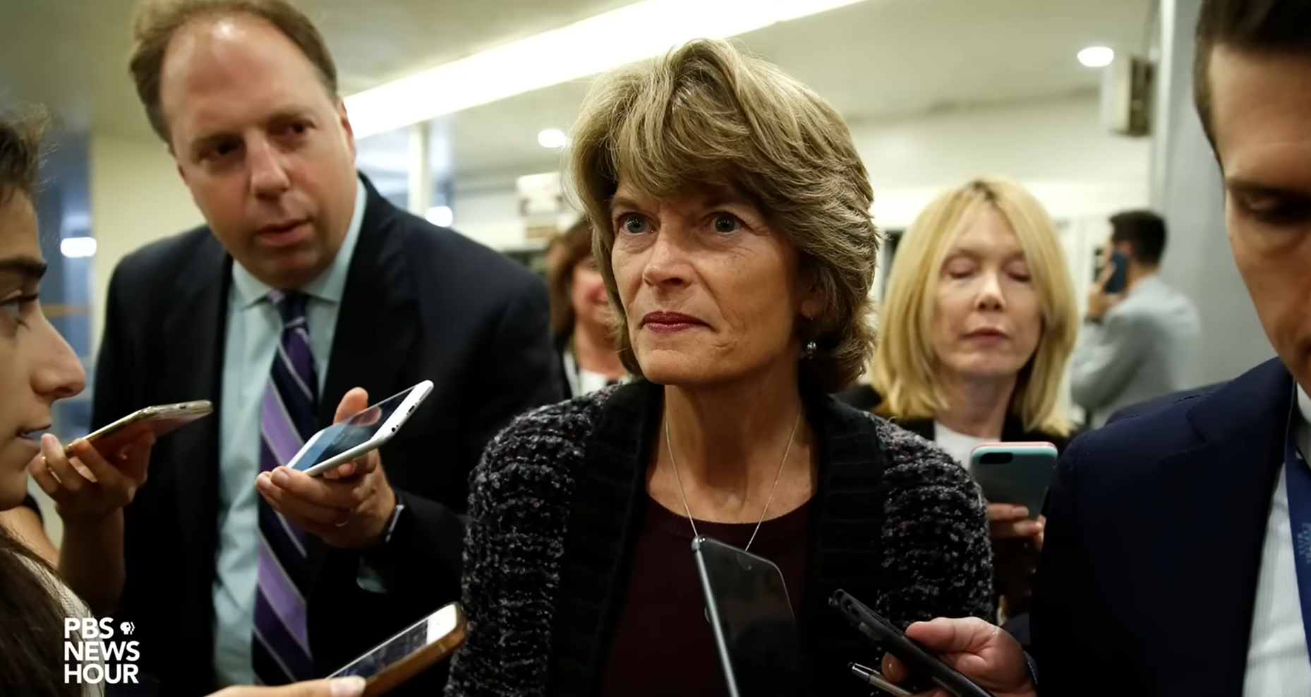 senator murkowski answering questions