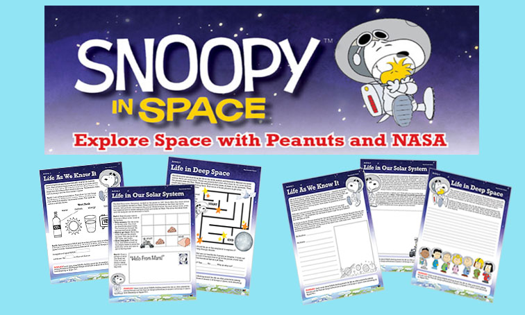 Free STEM Lessons to Engage Students in The Search for Life with Snoopy in Space