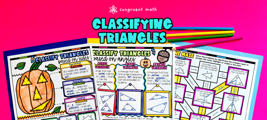 Classifying Triangles Lesson Plan (Angles and Sides)