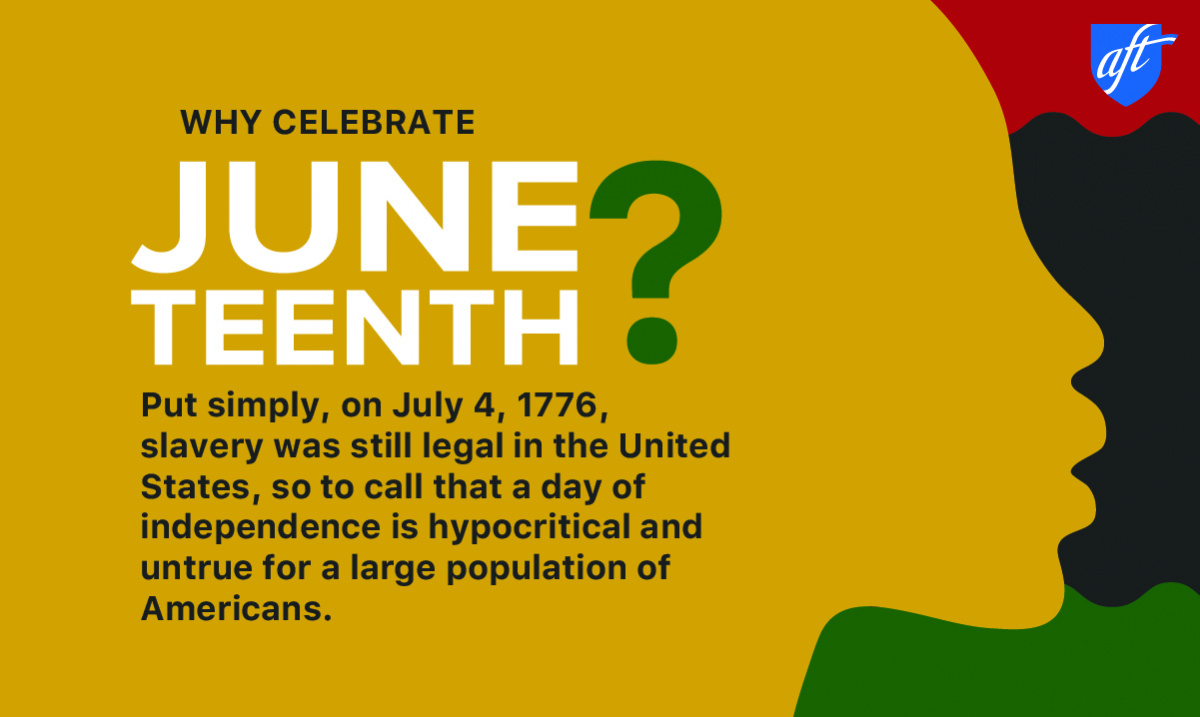 graphic describing the Juneteenth holiday