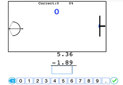 Subtraction Decimals Games