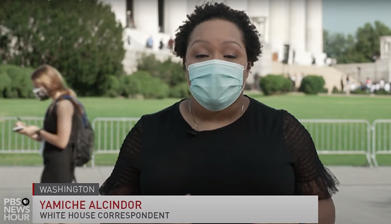 PBS NewsHour Extra reports from the March on Washington 2020